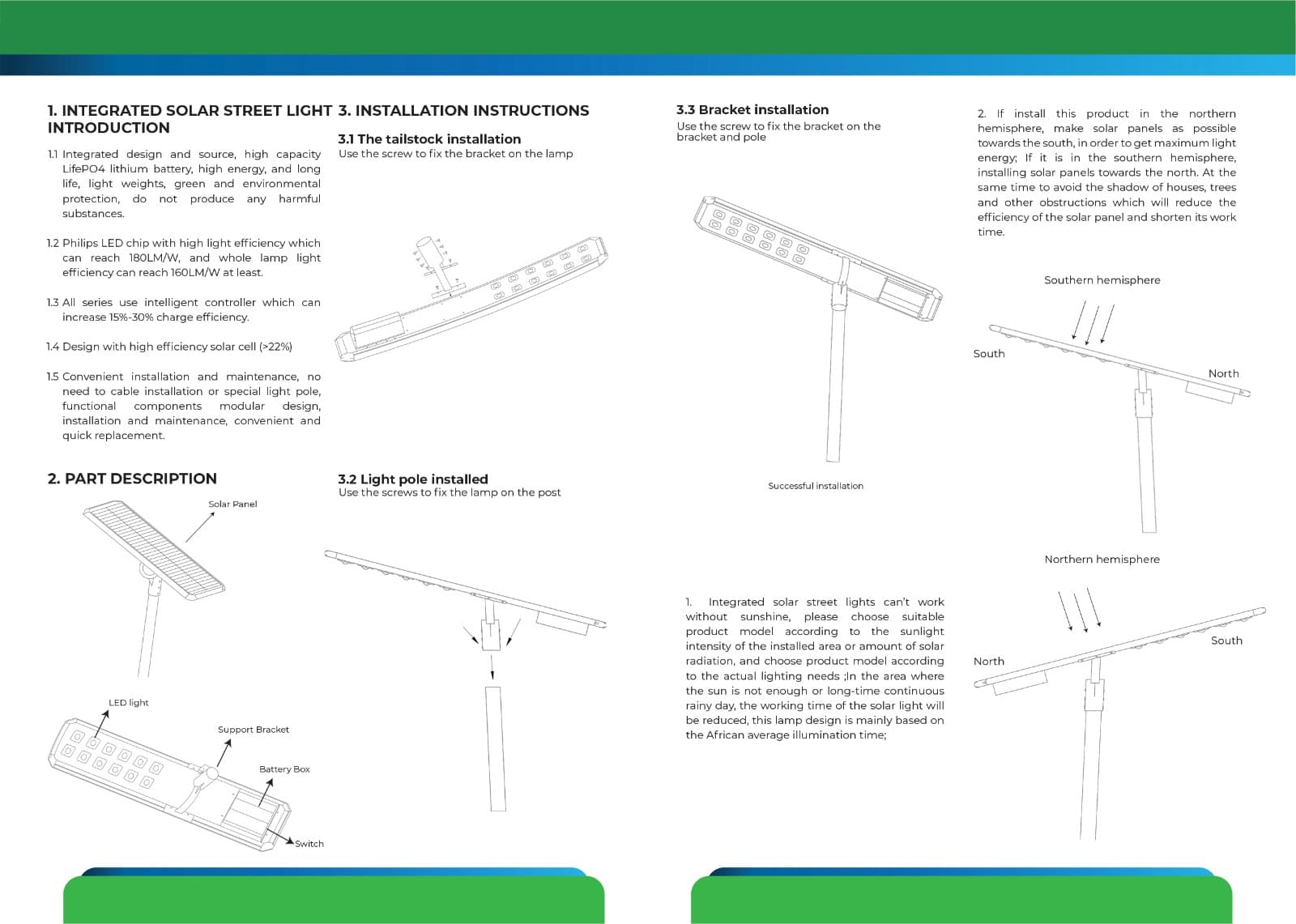 Solar Street Light Installation 2